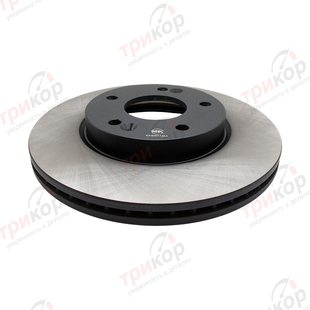 Диск тормозной передний вентилируемый (D-256мм) Solaris Rio Kashiyama Япония G10093. Фото №1 в каталоге ТРИКОР.