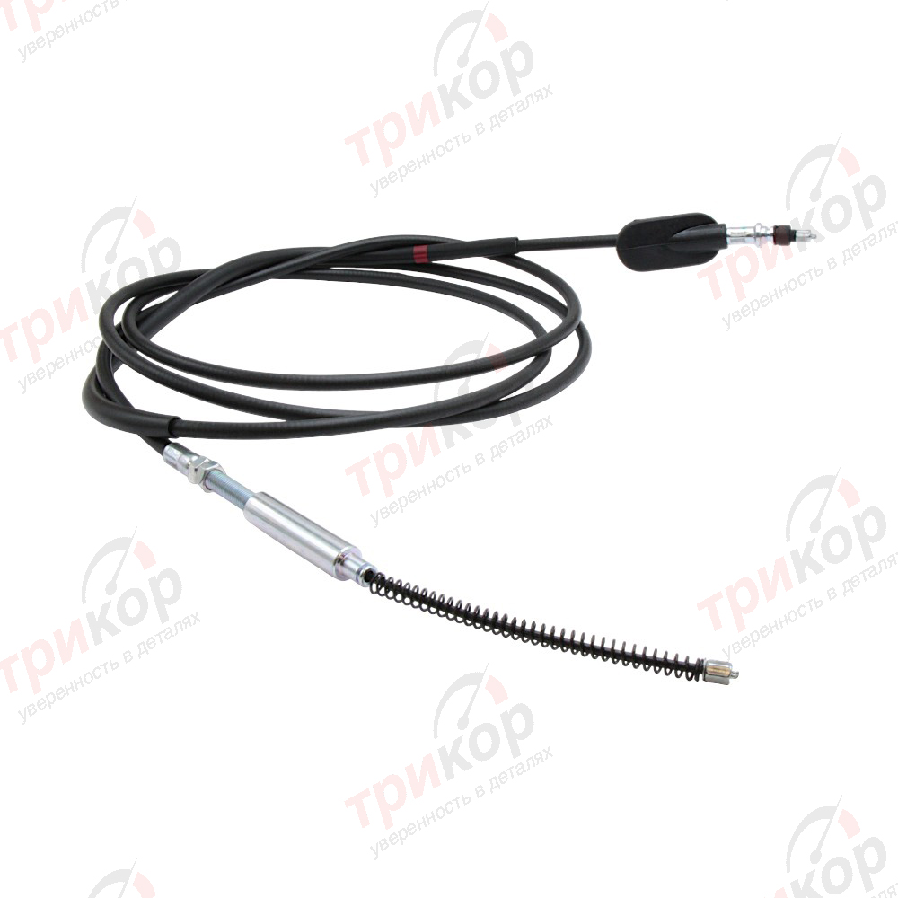 Трос стояночного тормоза D4DB D4DD Hyundai HD65 HD72 HD78 County Infac Корея 599105H100, 599105H110. Фото №1 в каталоге ТРИКОР.