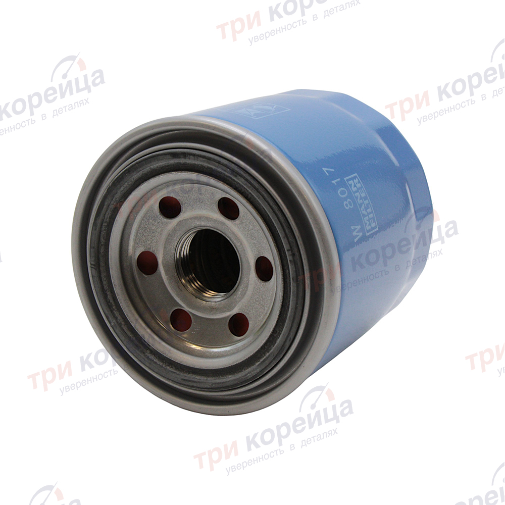 Фильтр масляный увеличенный объём Solaris Accent IX35 Tucson Santa_Fe Rio Ceed Soul Sportage Sorento MANN Германия W8017. Фото №1 в каталоге ТРИКОР.