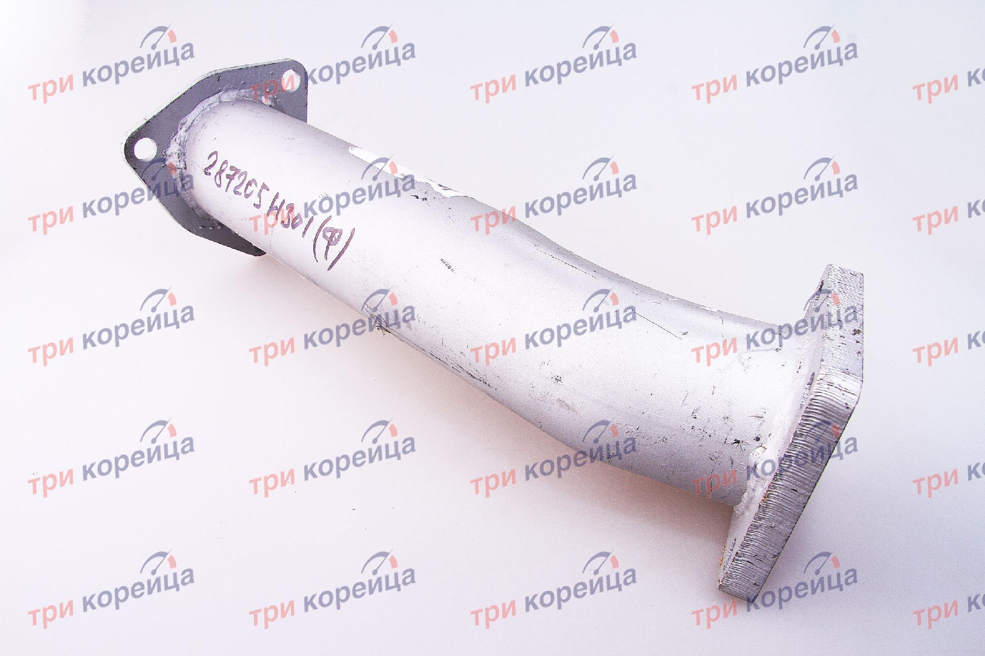 Труба глушителя средняя часть (320мм) D4AL/DB/DD HD65/72/78. Артикул 287205H301. Производитель Фобос Россия. Изображение №1