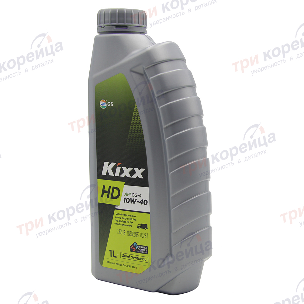 Масло моторное дизель Kixx HD полусинтетика CG-4 10W-40 (1л) K2500/2700/2900. Артикул L5255AL1E1. Производитель GSoil Корея. Изображение №1