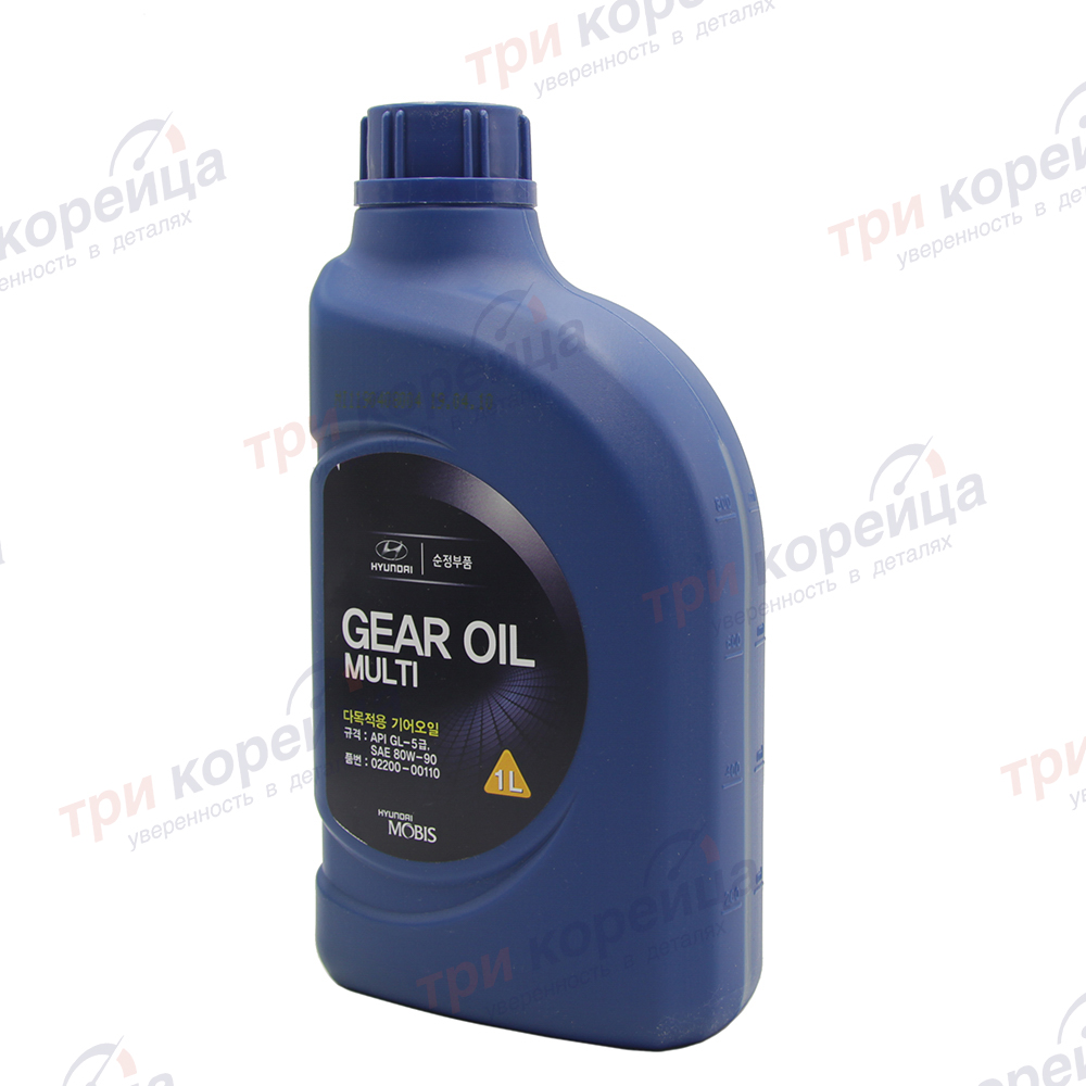 Масло трансмиссионное (мост) HND Gear Oil Multi SAE 80W-90 GL-5 (1л) Porter. Артикул 0220000110. Производитель Оригинал. Изображение №1