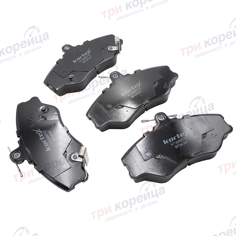 Колодки тормозные передние Starex. Артикул 581014BA00. Производитель Kortex STD Китай. Изображение №1