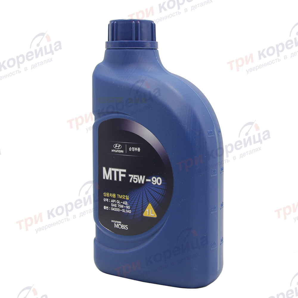 Масло трансмиссионное (КПП) HND MTF SAE 75W-90 GL-4 (1л) Porter. Артикул 043005L1A0. Производитель Оригинал. Изображение №1