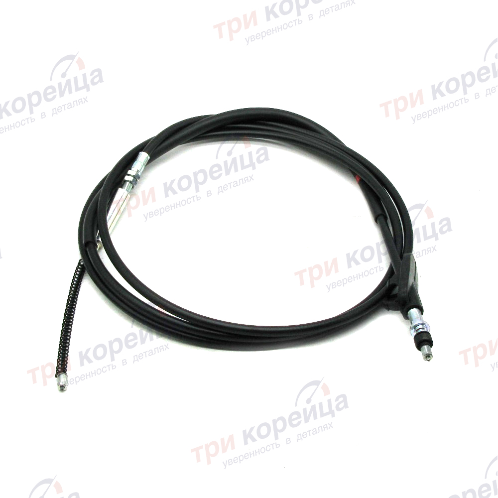 Трос стояночного тормоза D4DB/DD HD65/78. Артикул 599105H110. Производитель Infac Корея. Изображение №1