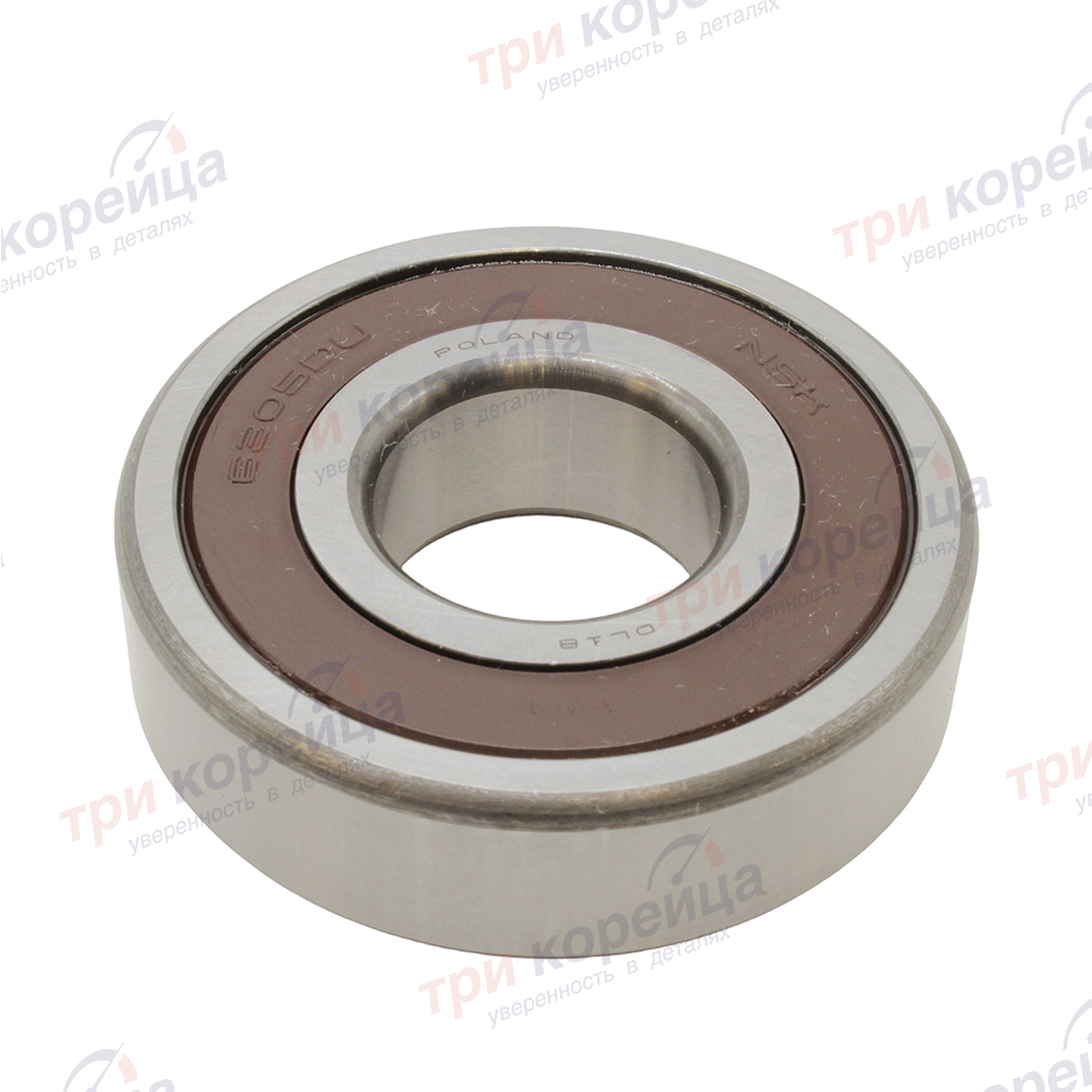 Подшипник генератора передний (закрытый) D4AL DB HD65 72 78 County NSK Япония 6305DDU. Фото №1 в каталоге ТРИКОР.