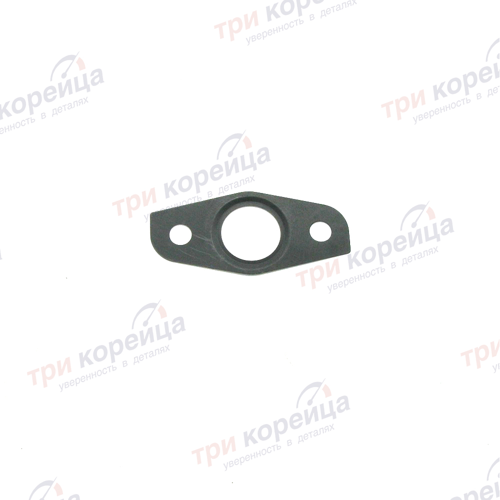 Прокладка маслоотводящей трубки турбокомпрессора (металл) Porter2. Артикул 282424A000. Производитель Оригинал. Изображение №1