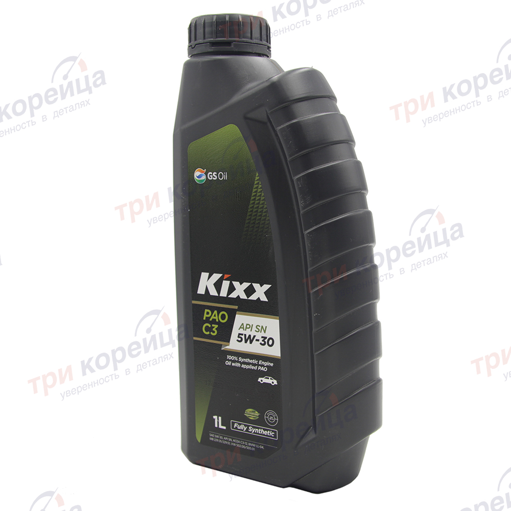 Масло моторное бензин Kixx PAO C3 API-SN 5W-30 (1л) GSoil Корея L2091AL1E1. Фото №1 в каталоге ТРИКОР.