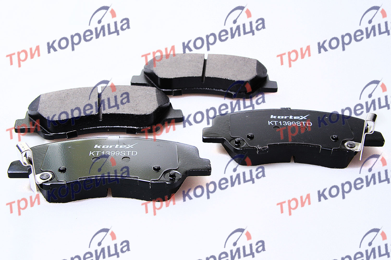 Колодки тормозные передние до 2017 г.в. (см. карточку 58101A6A01) Solaris/I20/Rio СЮДА НЕПРИХОДОВАТЬ Ceed. Артикул 581014LA00. Производитель Kortex STD Китай. Изображение №1