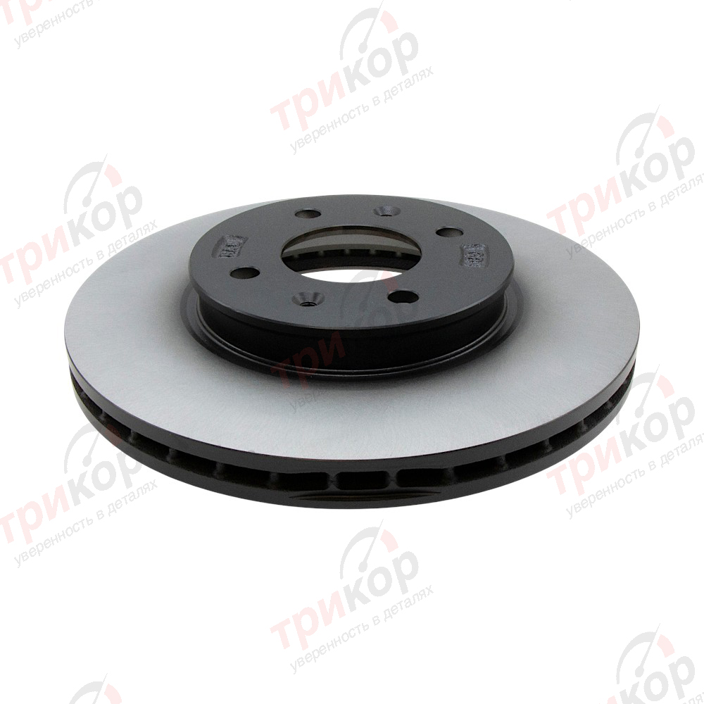 Диск тормозной передний вентилируемый (D-256мм) Solaris Rio Оригинал 517121R000. Фото №1 в каталоге ТРИКОР.