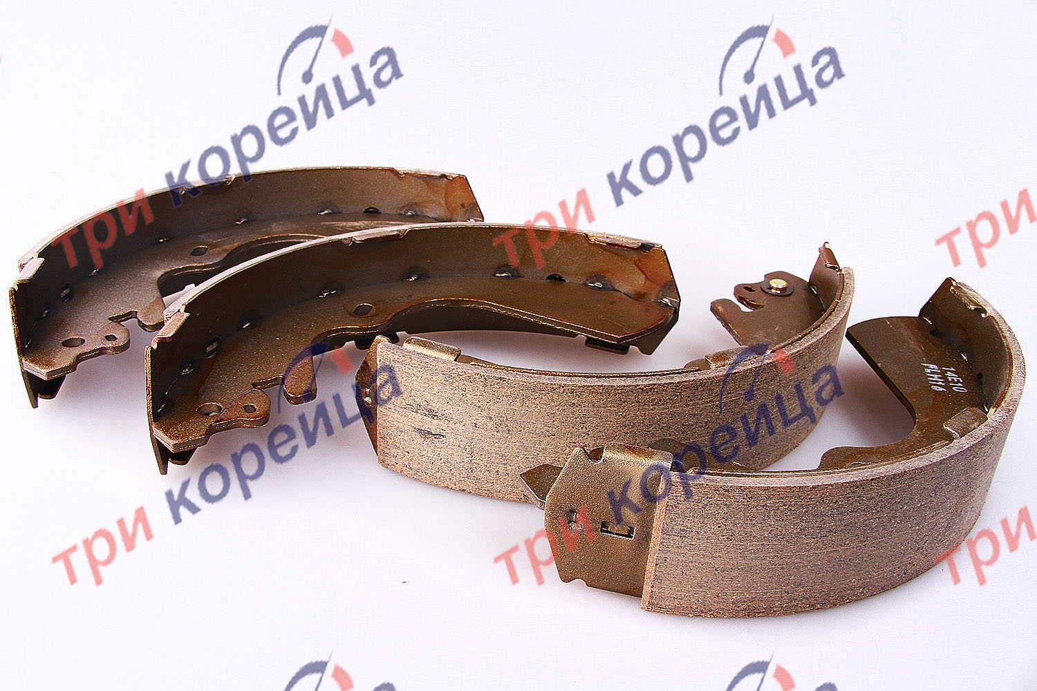 Колодки тормозные задние барабанные (к-т 4шт.) Porter. Артикул 583054BA20. Производитель Frixa Корея. Изображение №1