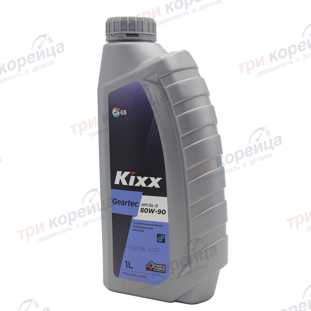Масло трансмиссионное (мост) Kixx Geartec GL-5 80W-90 (1л) Porter. Артикул L2983AL1E1. Производитель GSoil Корея. Изображение №1