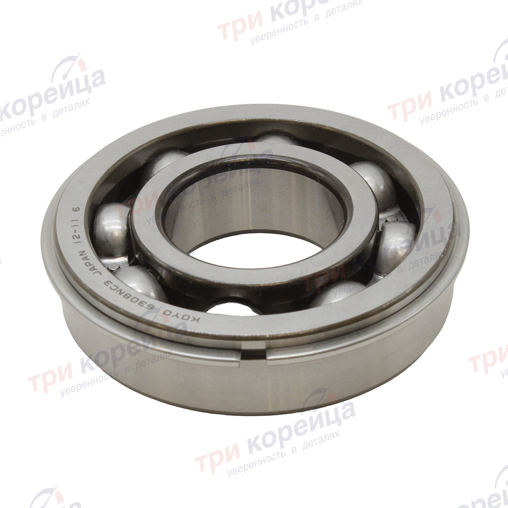 Подшипник КПП D4AL вала вторичного (шариковый открытый) (D-90x40) HD72 Koyo Япония 6308NRC3. Фото №1 в каталоге ТРИКОР.