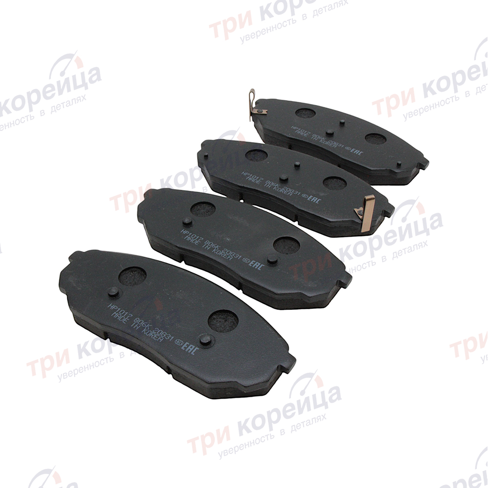 Колодки тормозные передние 02-11 Sorento # HSB Корея HP1017. Фото №1 в каталоге ТРИКОР.