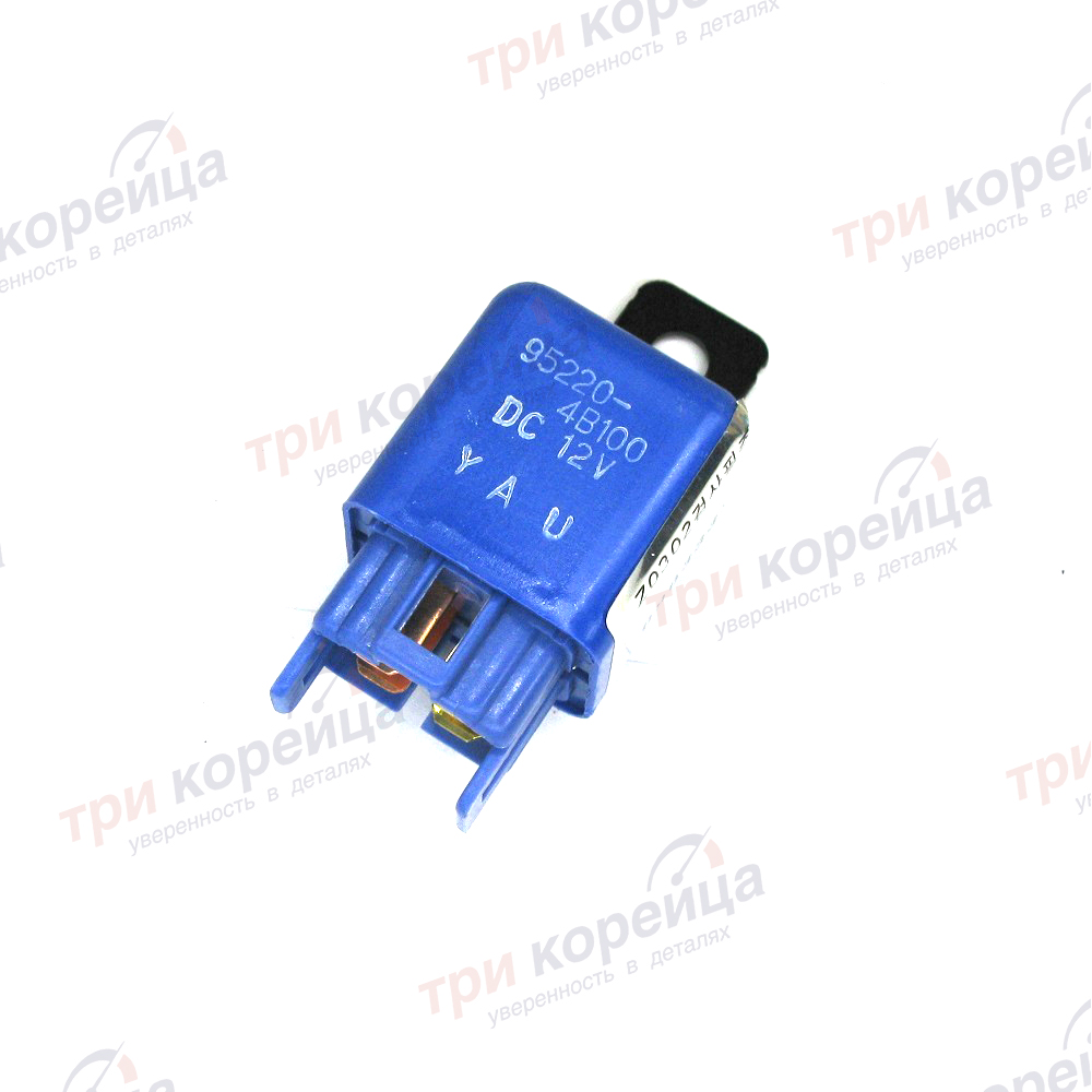 Реле 12V 5 контактов 20/30А синий (с ушком) Porter. Артикул 952204B100. Производитель Оригинал. Изображение №1