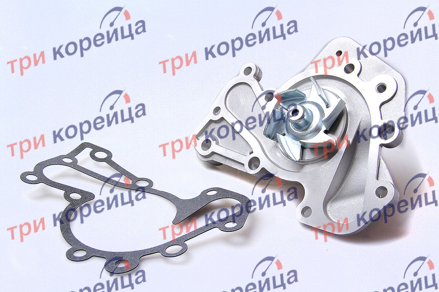 Насос системы охлаждения двигателя (помпа) G6BA Tucson SantaFe Sonata Sportage Оригинал 2510037202. Фото №1 в каталоге ТРИКОР.