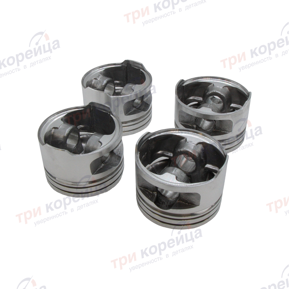Поршень двигателя STD (комп-кт 4 шт. + пальцы) 12кл Тагаз_Accent # PartsMall Корея PXMSA007A. Фото №1 в каталоге ТРИКОР.