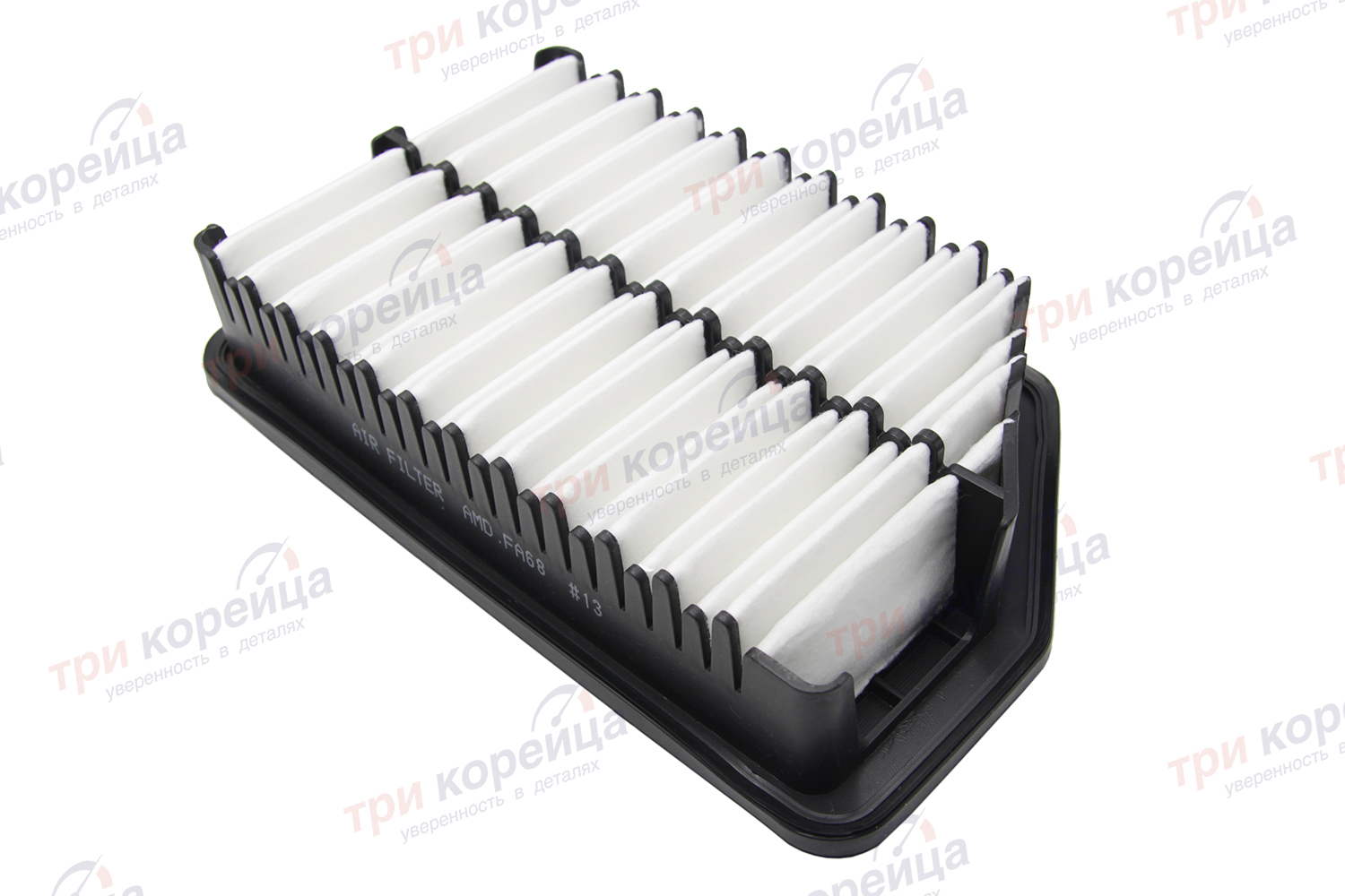 Фильтр воздушный (рёбра) с 2012 I40 Elantra IX35 Tucson I30 Ceed Sportage Cerato Amd Корея AMDFA68. Фото №1 в каталоге ТРИКОР.