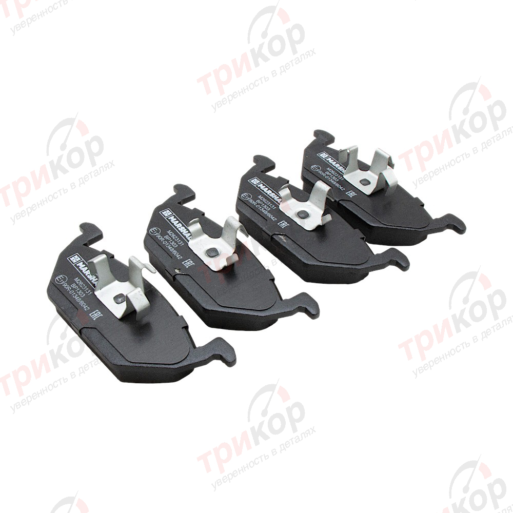 Колодки тормозные передние Volkswagen Beetle Fox Polo Skoda Fabia Rapid Roomster Audi A1 Jetta VA3 Marshall Нидерланды M2623131. Фото №1 в каталоге ТРИКОР.