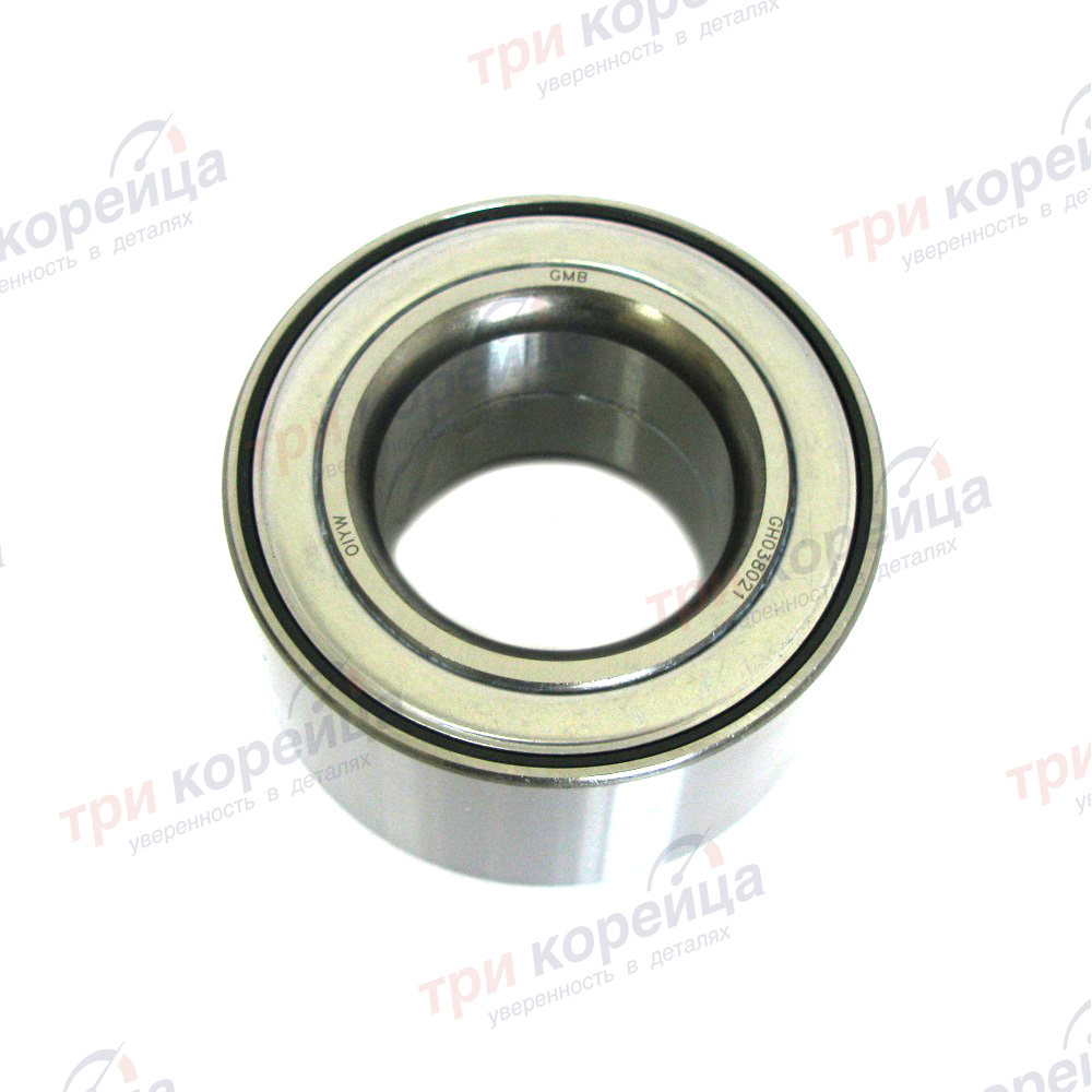 Подшипник ступицы передней (38x70x37) до 2014 года выпуска Solaris I20 Getz Rio Accent GMB Япония GH038021. Фото №1 в каталоге ТРИКОР.