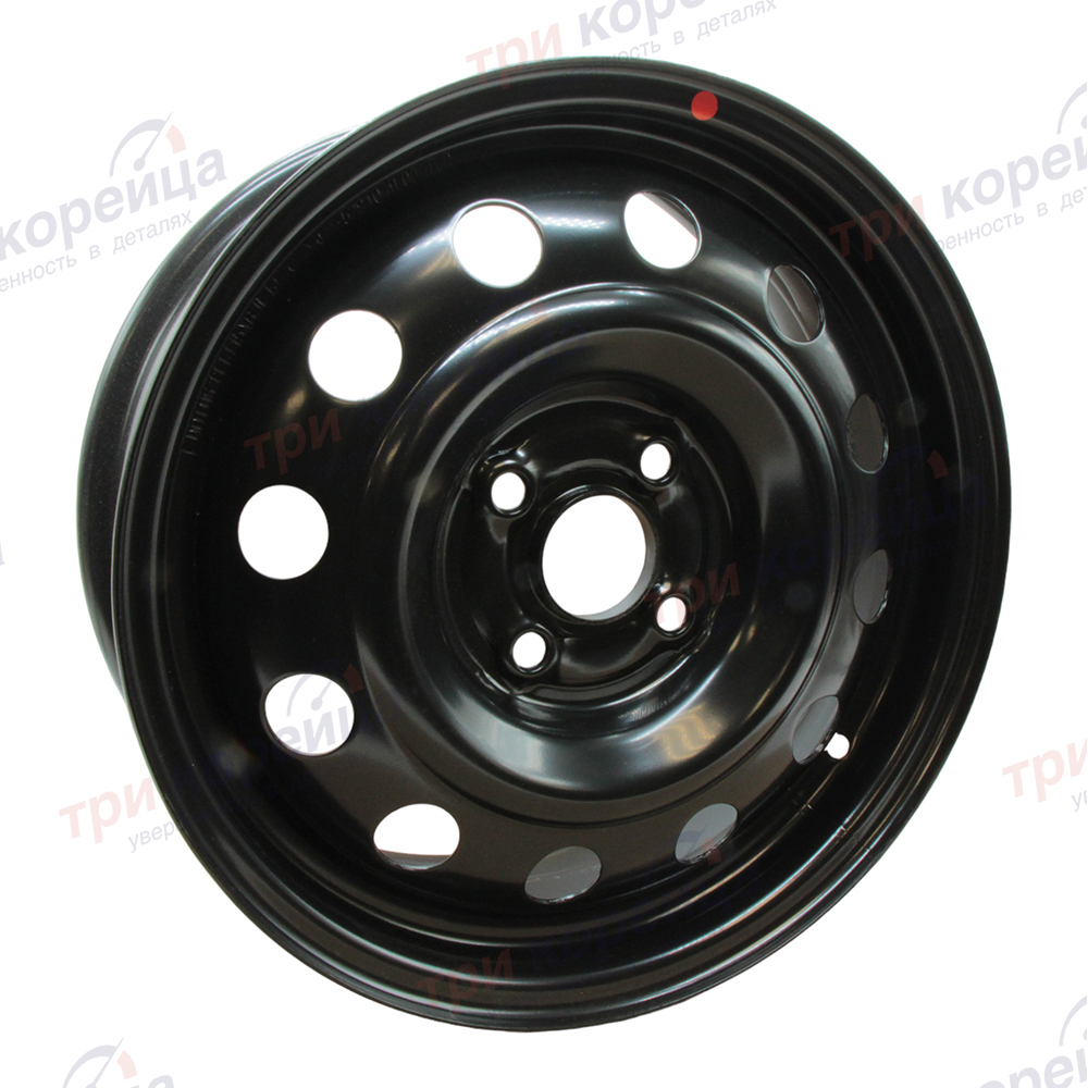 Диск колесный размер 6Jx15 на 4 шпильки Solaris Rio # Оригинал 529104L000. Фото №1 в каталоге ТРИКОР.