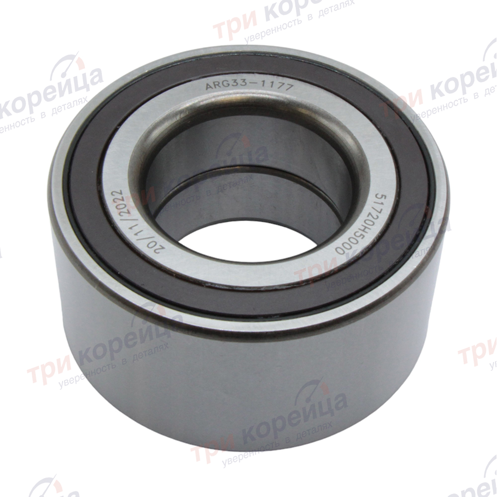 Подшипник ступицы передней (38х74х37) с 2017 года выпуска Solaris Rio Arirang Корея ARG331177. Фото №1 в каталоге ТРИКОР.