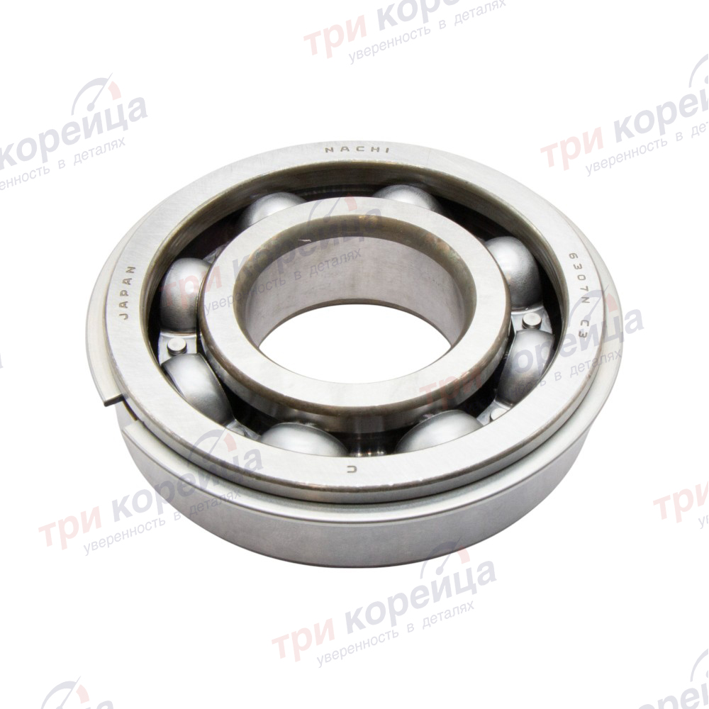 Подшипник КПП M3S5 D4AL вала промежуточного передний (открытый) HD72 Nachi Япония 6307NRC3. Фото №1 в каталоге ТРИКОР.