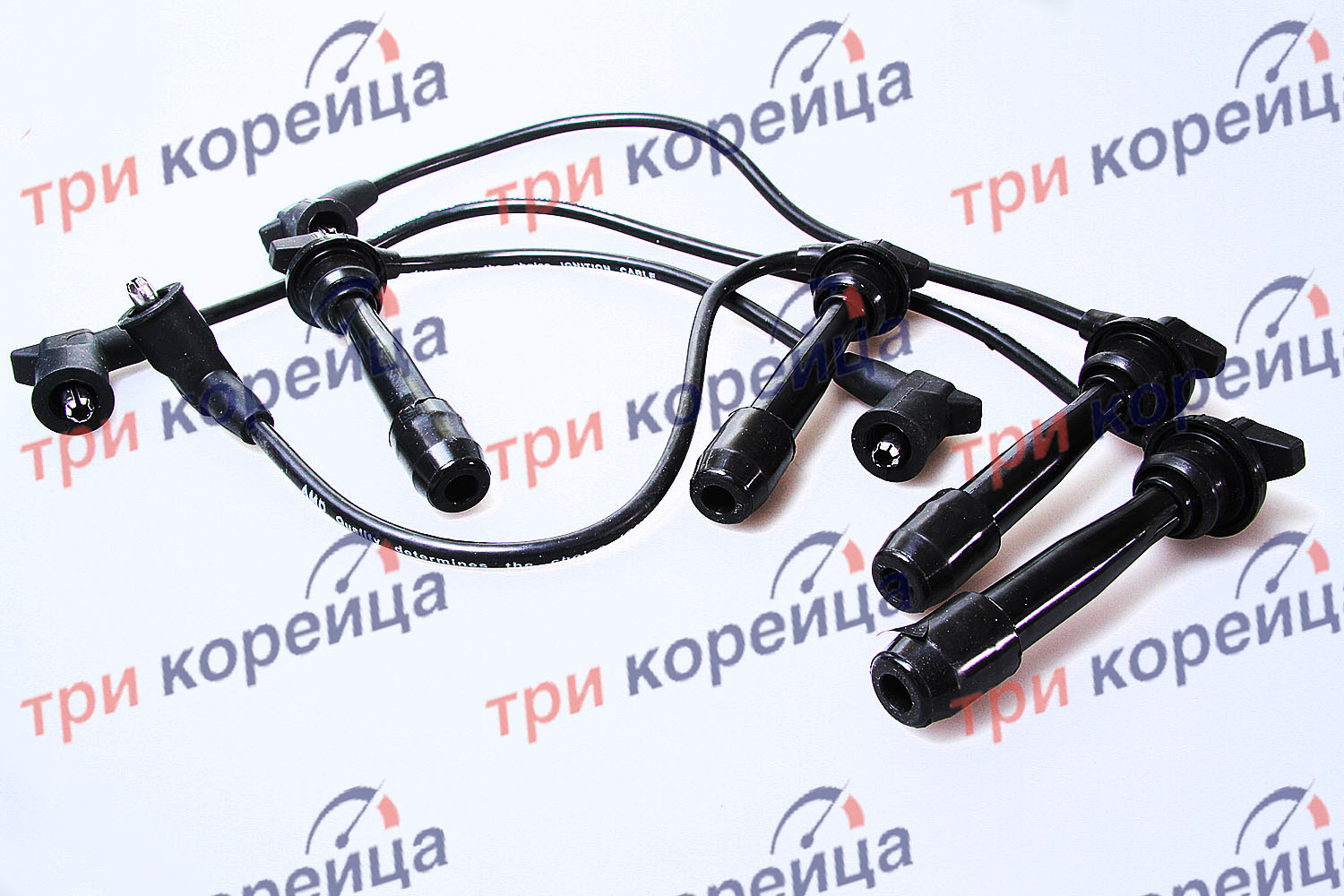 Провода высоковольтные (комплект 4 провода) Getz. Артикул 2750126D00. Производитель PartsMall Корея. Изображение №1