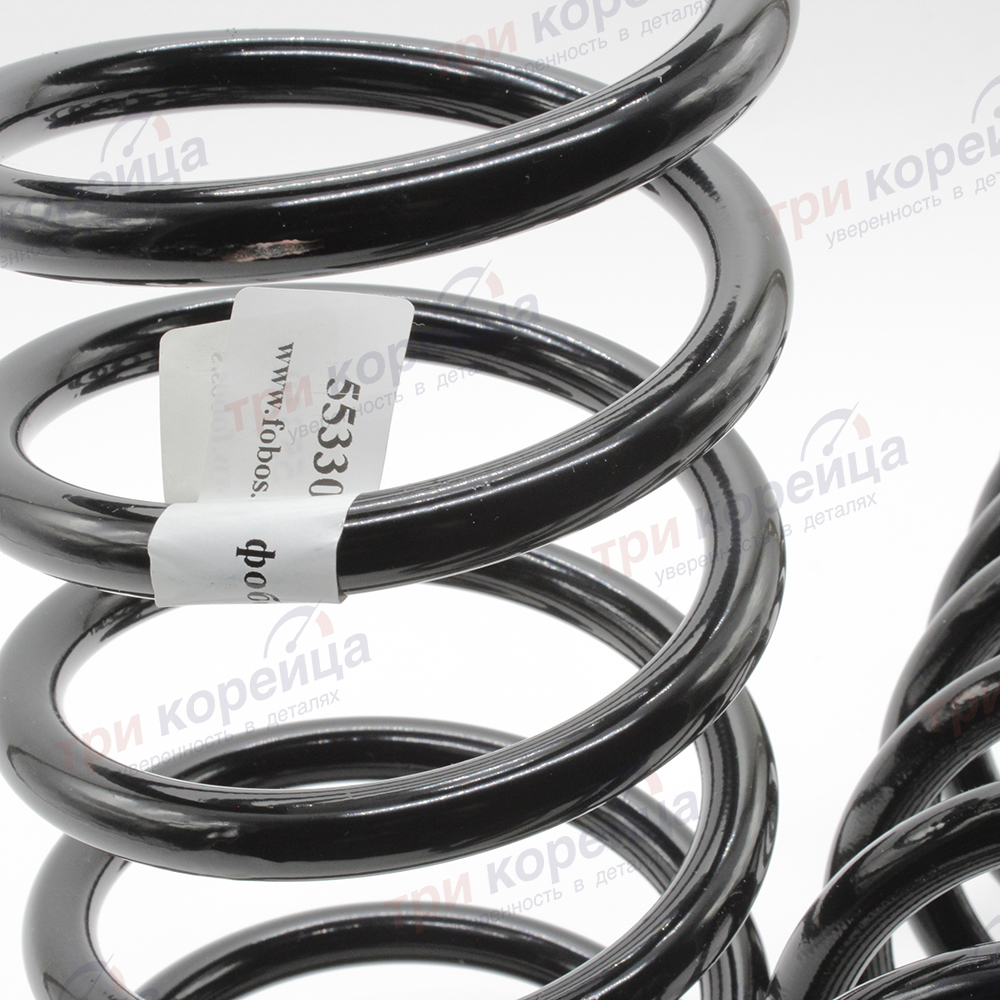 Пружина подвески задняя Solaris Rio!* Фобос Россия 55330. Фото №2 в каталоге ТРИКОР.