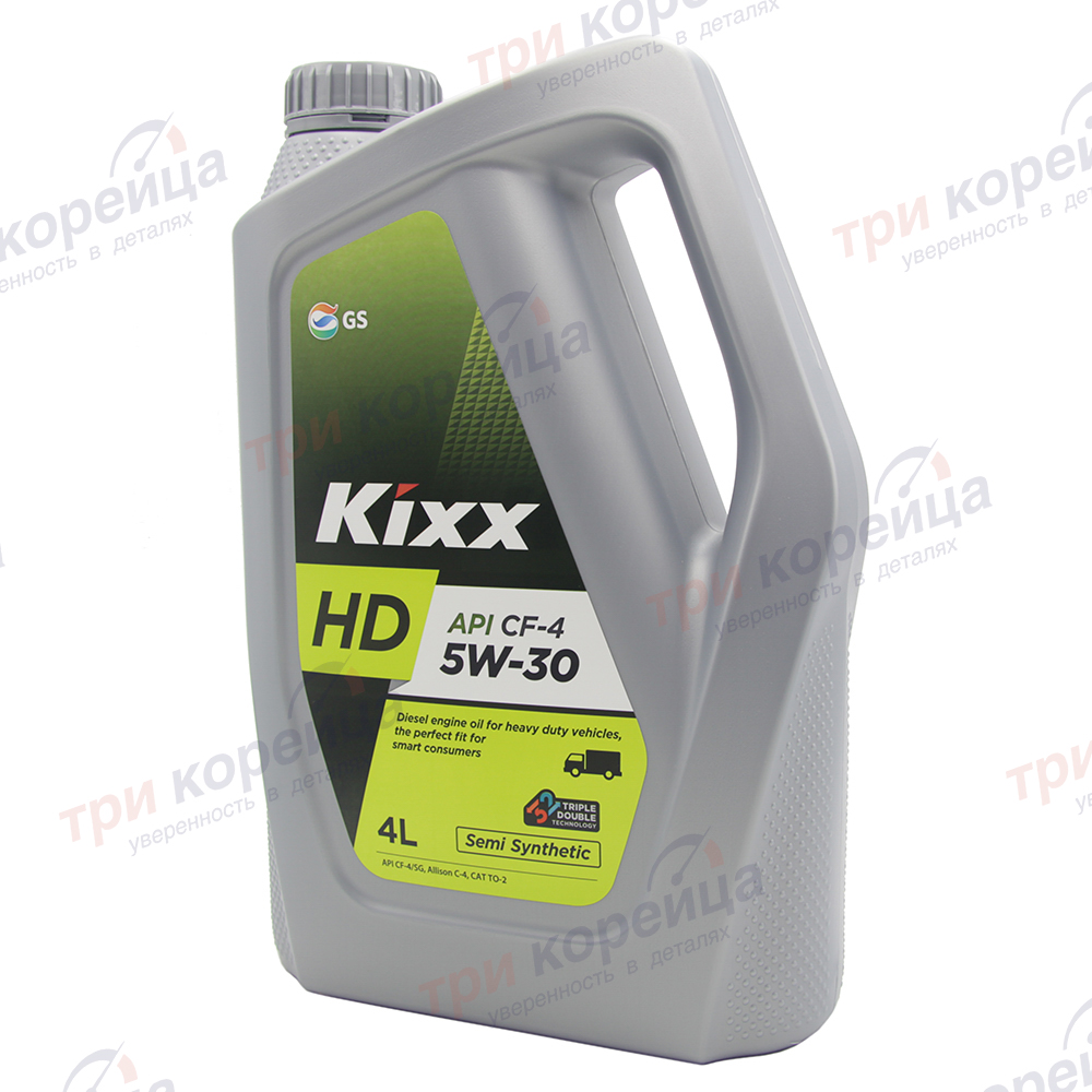 Масло моторное дизель Kixx HD полусинтетика CF-4 5W-30 (4л) Porter2. Артикул L5257440E1. Производитель GSoil Корея. Изображение №1