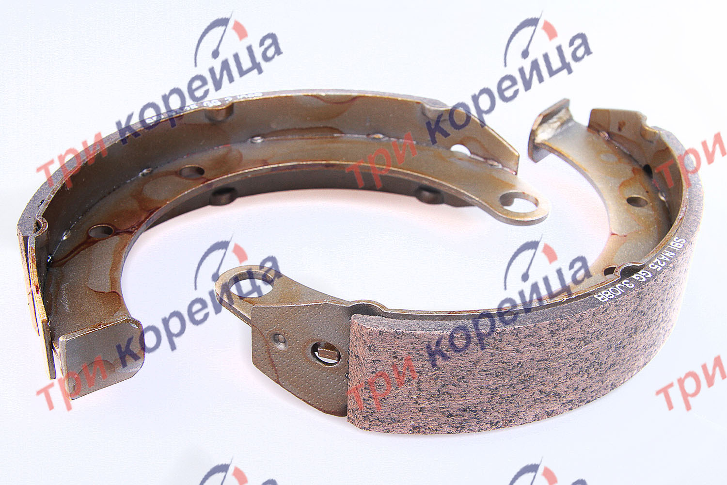 Колодки стояночного тормоза (к-кт. 2шт.) D6DA HD120. Артикул 5983062250. Производитель Sangsin Brake Корея. Изображение №1