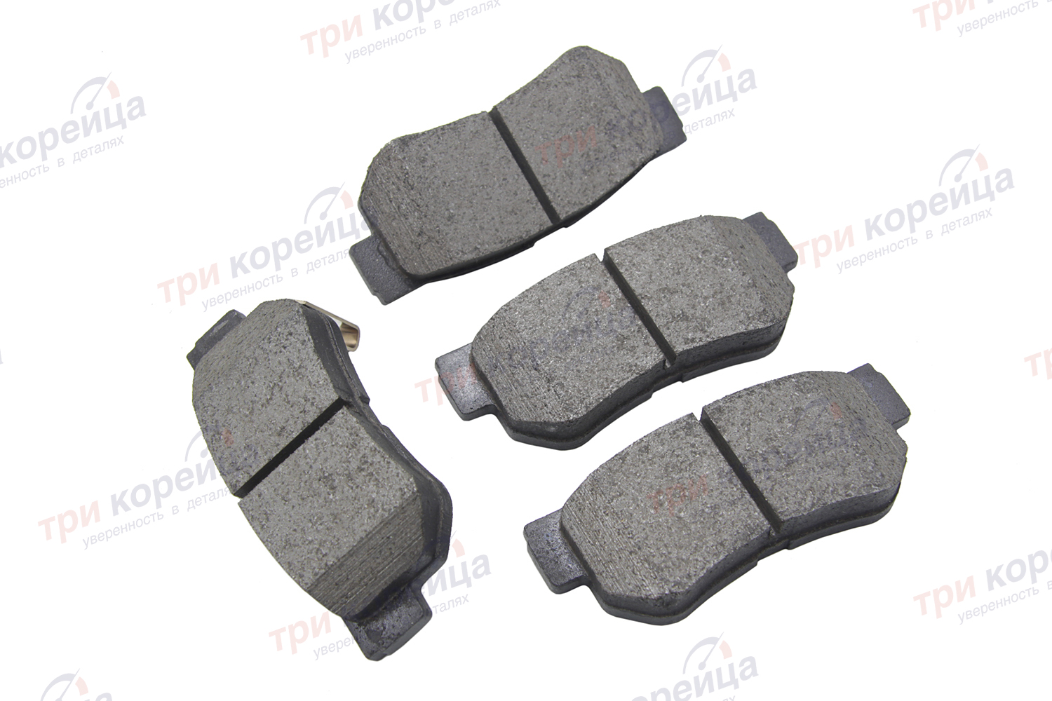 Колодки тормозные задние дисковые Getz Elantra Sonata Santa_Fe Tucson Matrix Sprtage Optima. Артикул 583021CA00. Производитель HSB Корея. Изображение №1