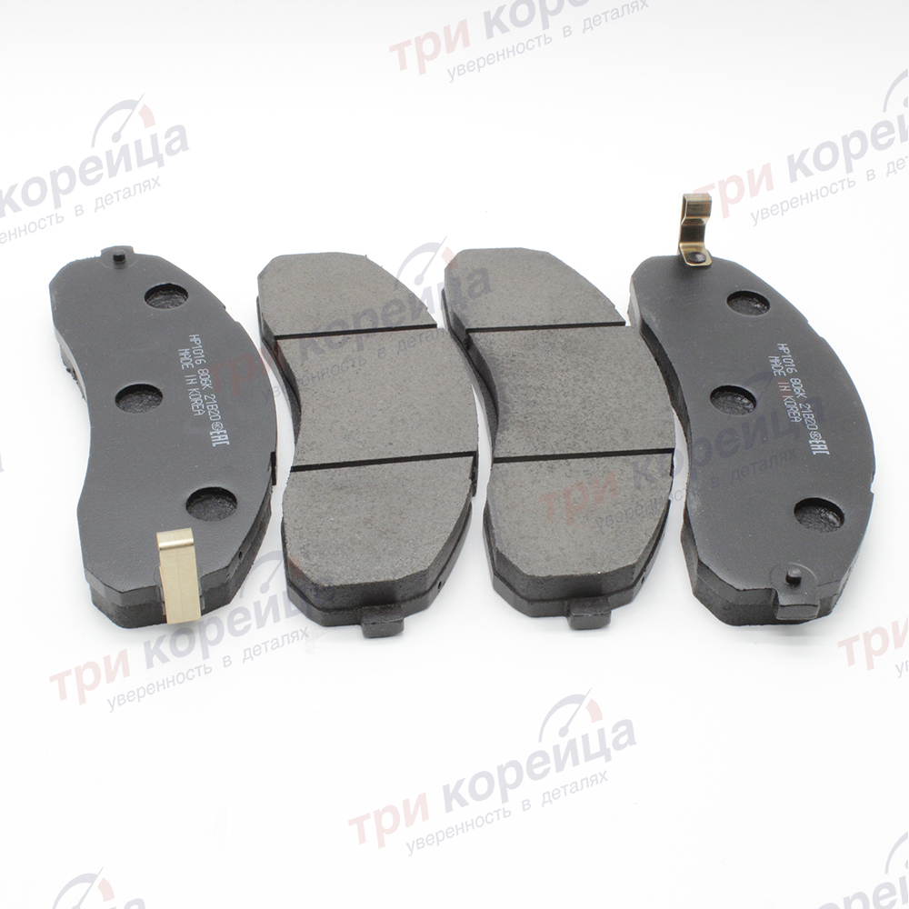 Колодки тормозные передние R16 195мм. (к-кт. 4шт.) 2.9 K3000/3600. Артикул 0K40D3328Z. Производитель HSB Корея. Изображение №1