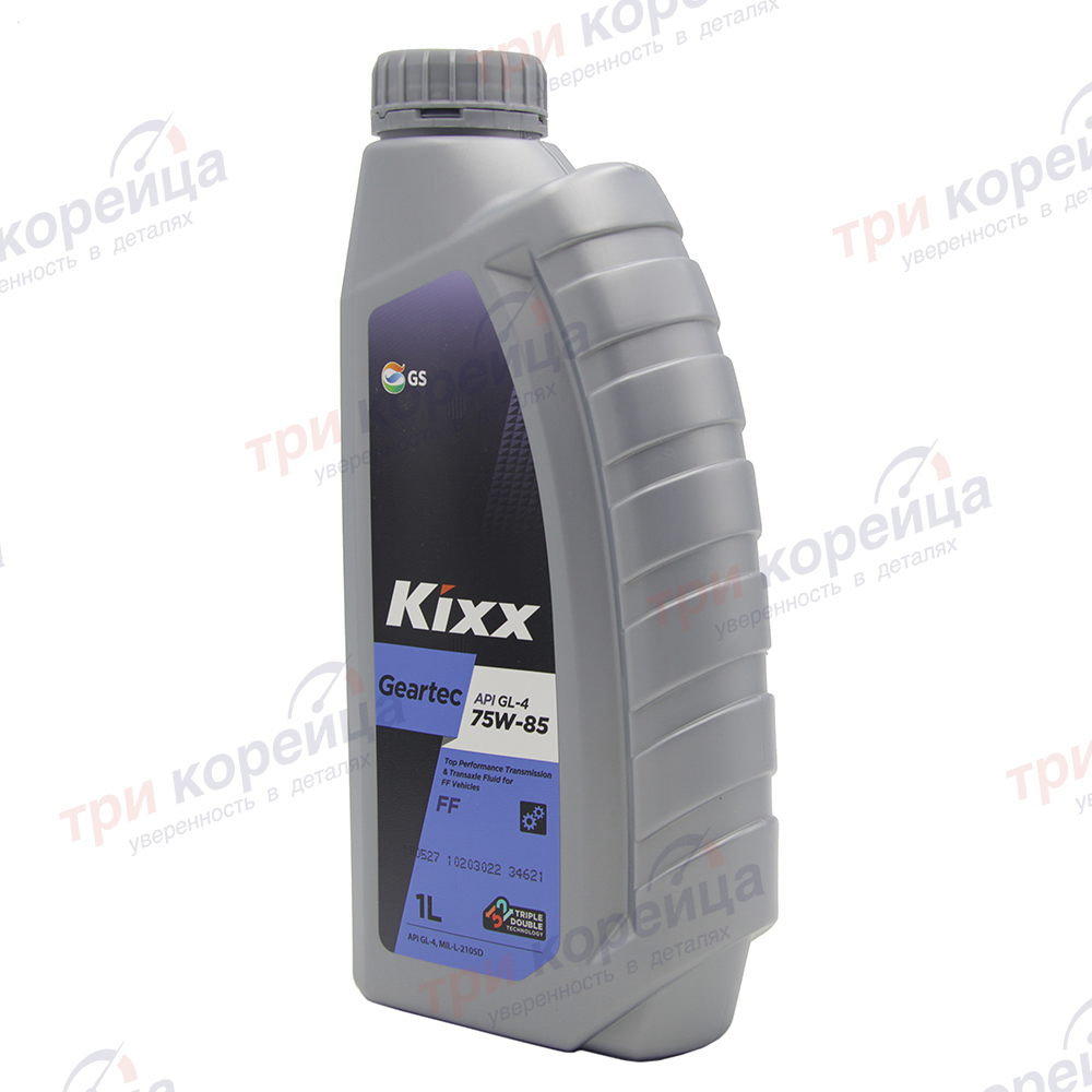 Масло трансмиссионное (КПП) Kixx Geartec FF GL-4 75W-85 (1л) Getz. Артикул L2717AL1E1. Производитель GSoil Корея. Изображение №1