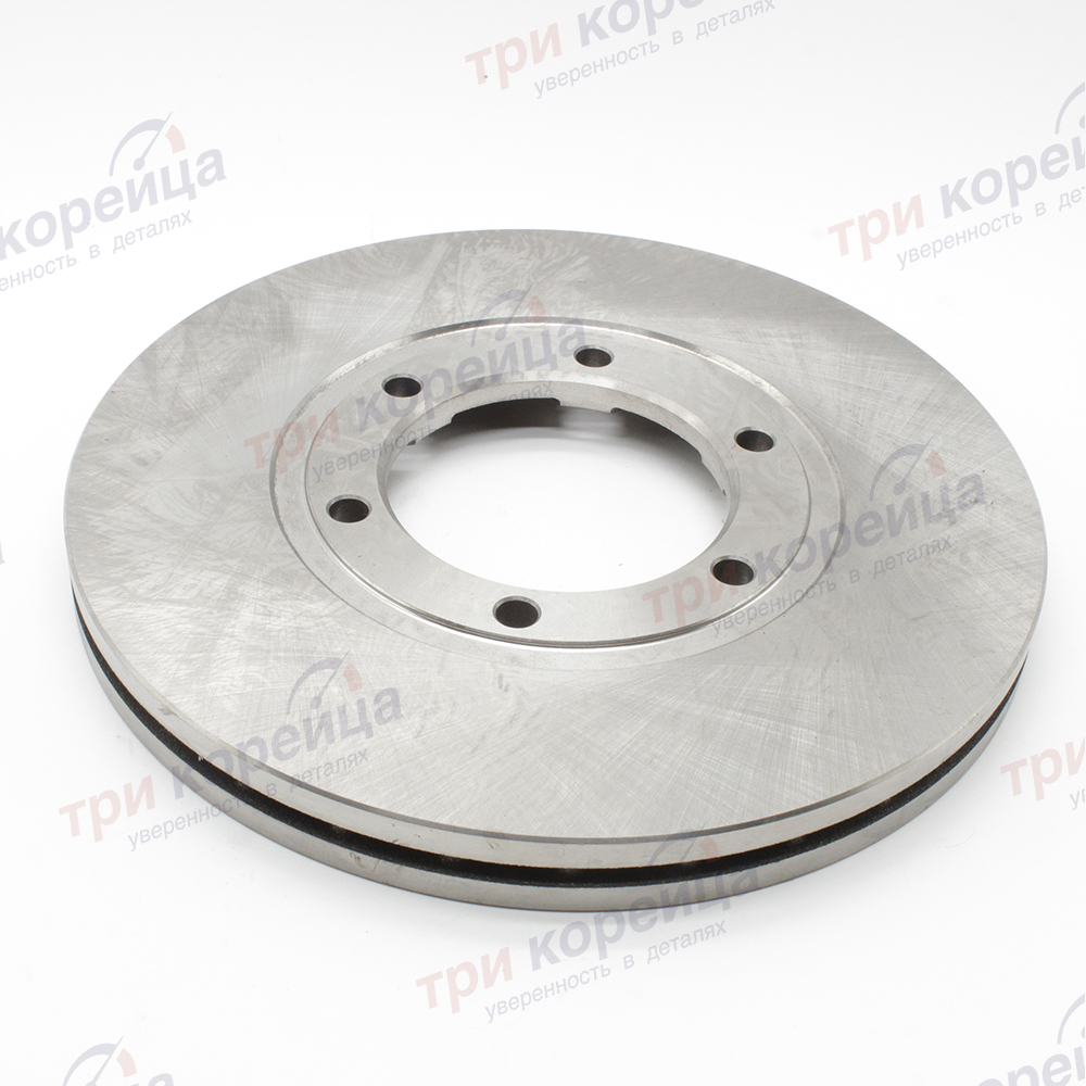 Диск тормозной передний (D-260мм) (4WD) (на 6 шпилек) Bongo3. Артикул 0K63B33251A. Производитель Valeo Корея. Изображение №1
