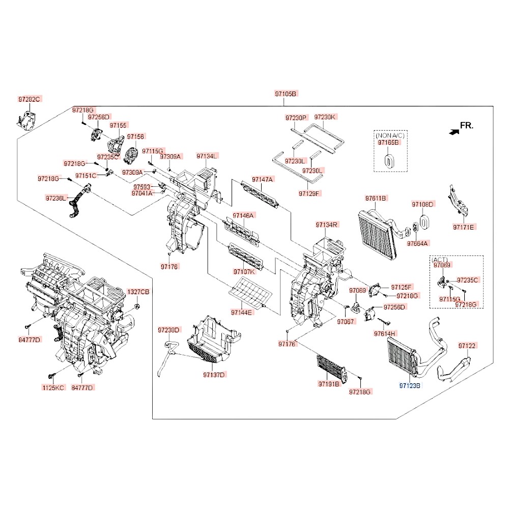 Радиатор отопителя салона с 2017 Solaris Rio STRON Корея STH0068. Фото №1 в каталоге ТРИКОР.