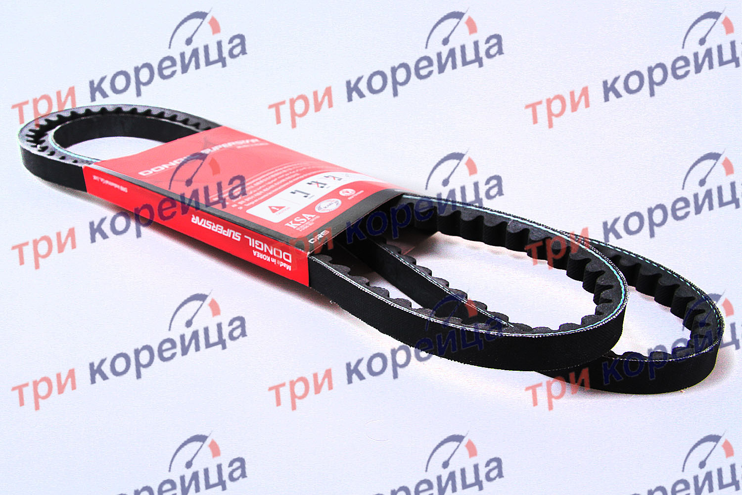 Ремень компрессора кондиционера (13x1524) HD65/72/78. Артикул 991345H000. Производитель Dongil Корея. Изображение №1