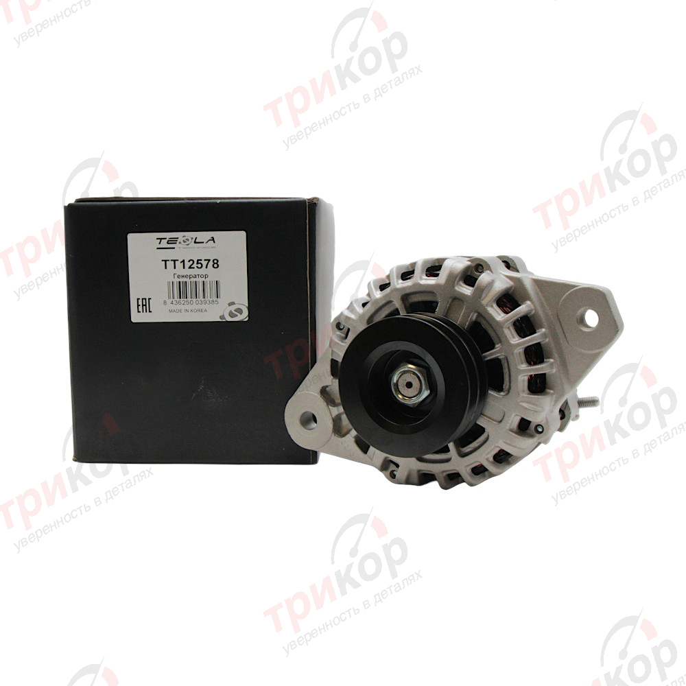 Генератор D4DD Hyundai HD65 HD72 HD78 County Tesla Technics TT12578. Фото №1 в каталоге ТРИКОР.
