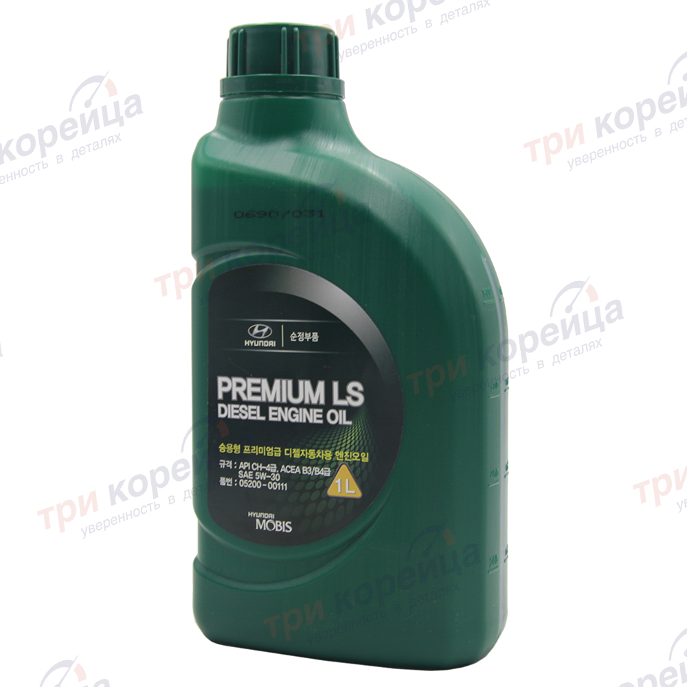 Масло моторное дизель HND Premium LS Diesel Engine Oil 5W-30 CH-4 (1л) Porter2. Артикул 0520000111. Производитель Оригинал. Изображение №1