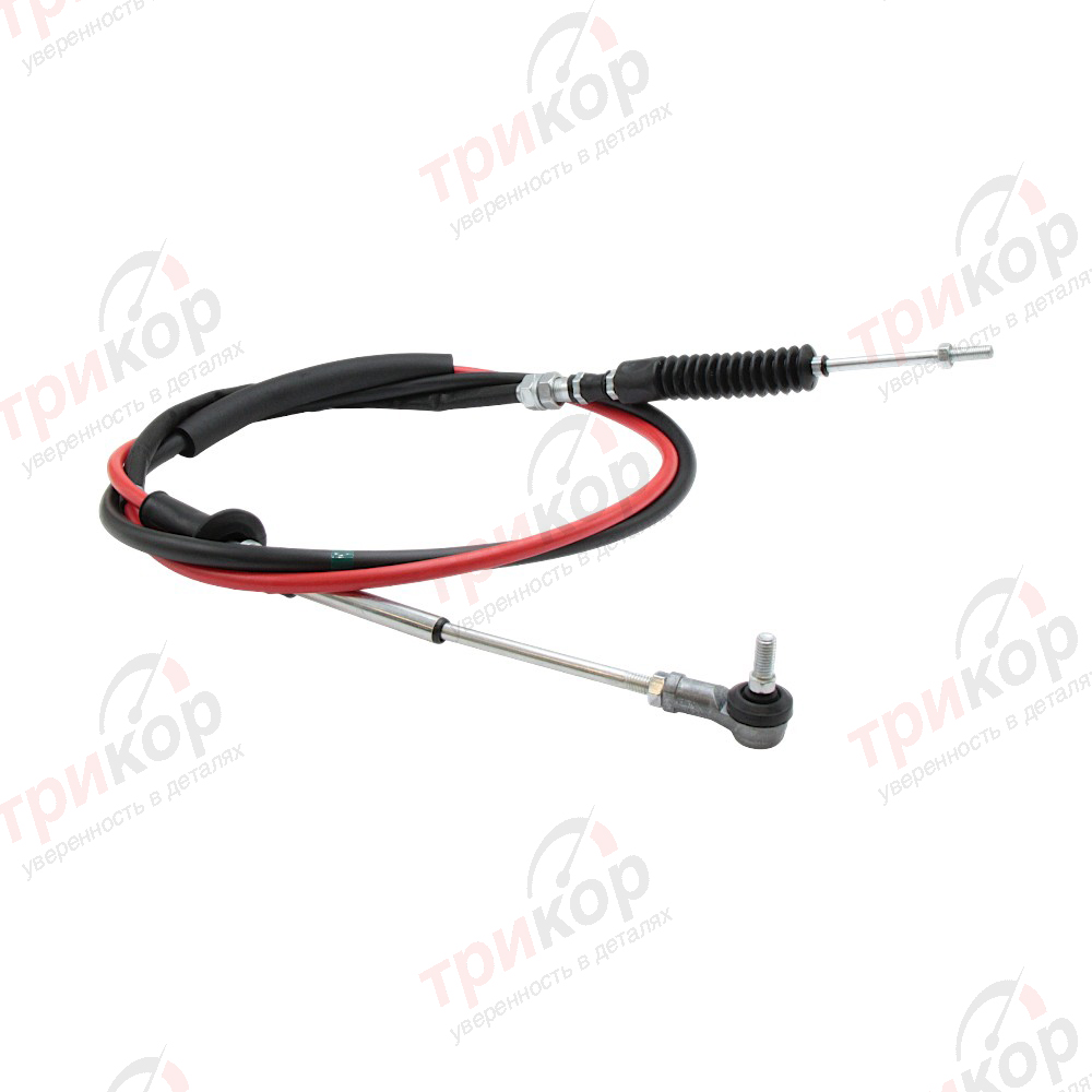 Трос выбора передач (красный) M035S5 D4DD Hyundai HD65 HD72 HD78 County Infac Корея 437505K100. Фото №1 в каталоге ТРИКОР.