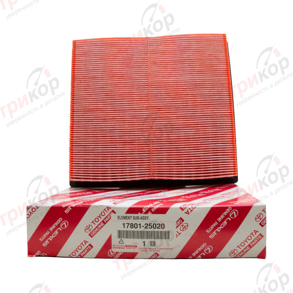 Фильтр воздушный Toyota Camry Highlander Lexus RAV4 Venza 20017-2025 Toyota Япония 1780125020. Фото №1 в каталоге ТРИКОР.