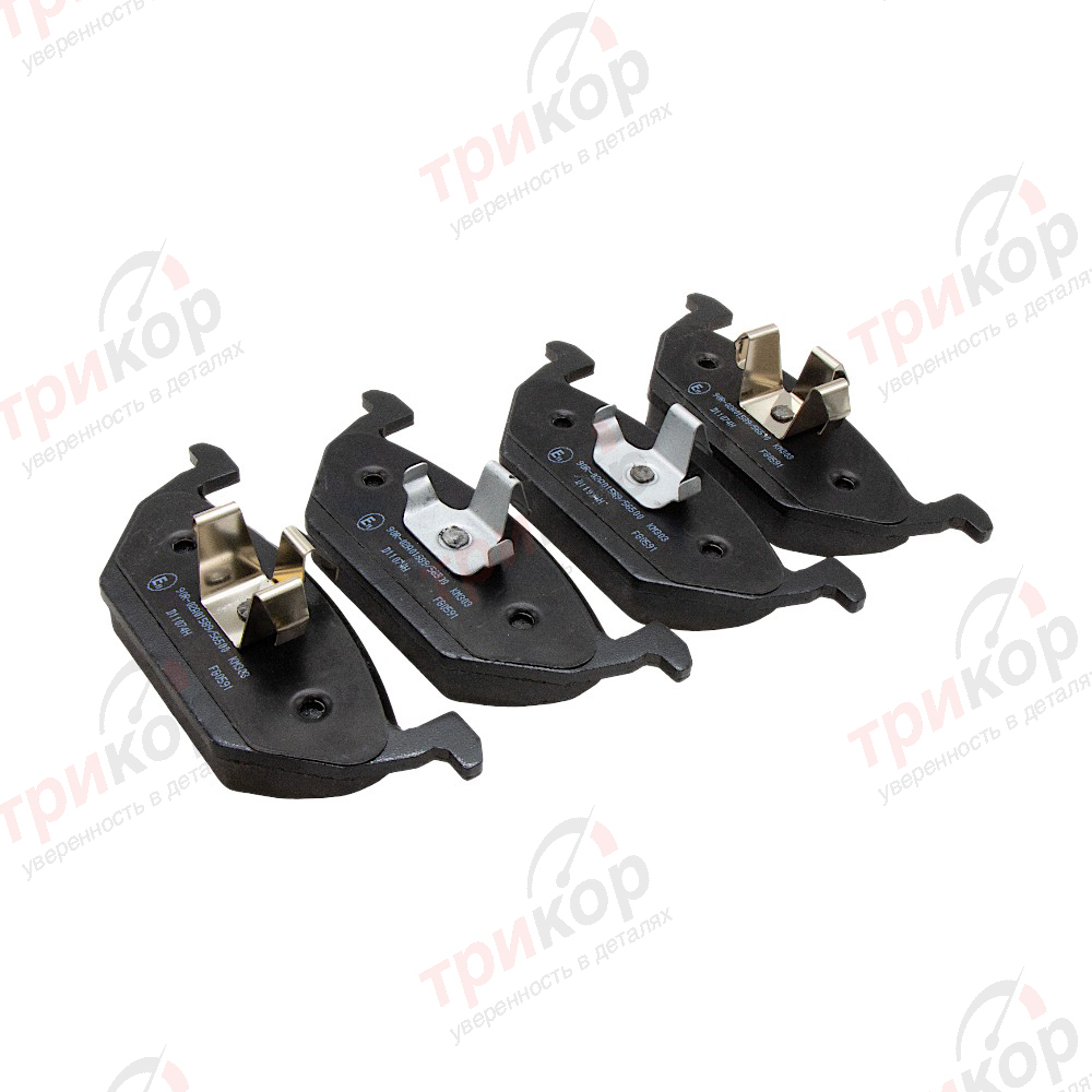 Колодки тормозные передние Volkswagen Beetle Fox Polo Skoda Fabia Rapid Roomster Audi A1 Jetta VA3 Kashiyama Япония D11074H. Фото №1 в каталоге ТРИКОР.