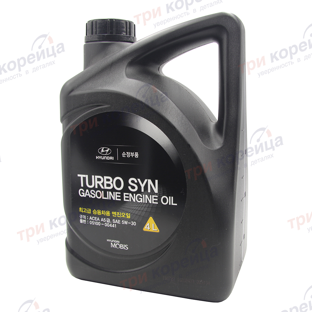 Масло моторное бензин HND Turbo SYN Gasoline 5W-30 (4л) Solaris. Артикул 0510000441. Производитель Оригинал. Изображение №1